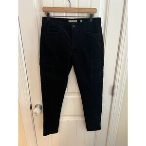 Vince Women's Black Skinny Leg Cargo Corduroy Pants Size 8‎